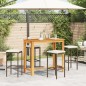 vidaXL 5-tlg. Gartenbar-Set Braun Massivholz Akazie und Poly Rattan vidaXL 5-tlg. Gartenbar-Set Braun Massivholz Akazie und Poly Rattan