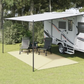 vidaXL Campingteppich Creme 4x2,5 m