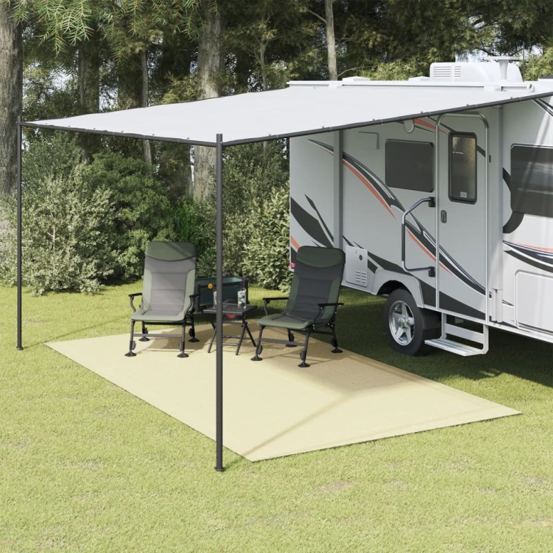 vidaXL Campingteppich Creme 4x2,5 m vidaXL Campingteppich Creme 4x2,5 m