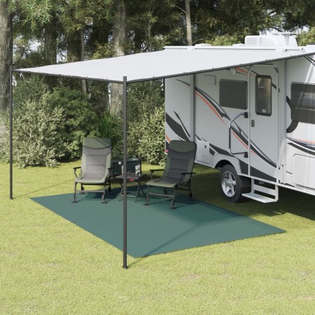 vidaXL Campingteppich Grün 4x2,5 m