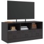vidaXL TV-Schrank Schwarz 99x39x44 cm Stahl vidaXL TV-Schrank Schwarz 99x39x44 cm Stahl
