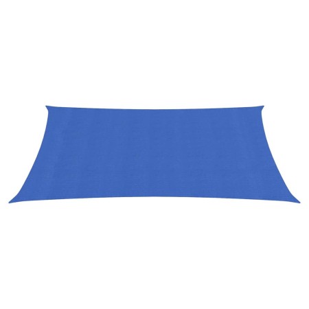vidaXL Sonnensegel 160 g/m² Rechteckig Blau 3x5 m HDPE