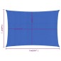 vidaXL Sonnensegel 160 g/m² Rechteckig Blau 3x5 m HDPE vidaXL Sonnensegel 160 g/m² Rechteckig Blau 3x5 m HDPE