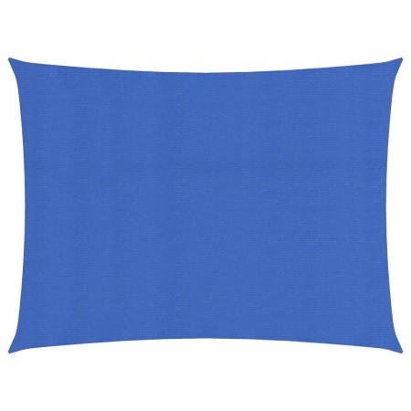 vidaXL Sonnensegel 160 g/m² Rechteckig Blau 3,5x4,5 m HDPE