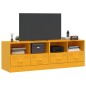 vidaXL TV-Schränke 2 Stk. Senfgelb 67x39x44 cm Stahl vidaXL TV-Schränke 2 Stk. Senfgelb 67x39x44 cm Stahl