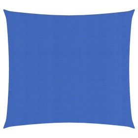 vidaXL Sonnensegel 160 g/m² Quadratisch Blau 5x5 m HDPE