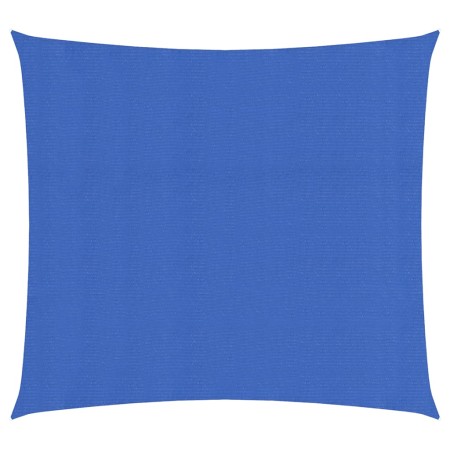 vidaXL Sonnensegel 160 g/m² Quadratisch Blau 5x5 m HDPE