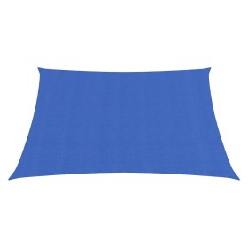 vidaXL Sonnensegel 160 g/m² Quadratisch Blau 5x5 m HDPE