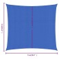 vidaXL Sonnensegel 160 g/m² Quadratisch Blau 5x5 m HDPE vidaXL Sonnensegel 160 g/m² Quadratisch Blau 5x5 m HDPE