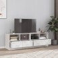 vidaXL TV-Schränke 2 Stk. Weiß 67x39x44 cm Stahl vidaXL TV-Schränke 2 Stk. Weiß 67x39x44 cm Stahl