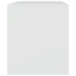 vidaXL TV-Schränke 2 Stk. Weiß 67x39x44 cm Stahl vidaXL TV-Schränke 2 Stk. Weiß 67x39x44 cm Stahl