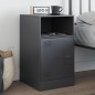 vidaXL Nachttisch Anthrazit 34,5x39x62 cm Stahl vidaXL Nachttisch Anthrazit 34,5x39x62 cm Stahl