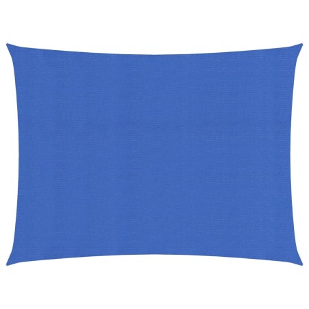 vidaXL Sonnensegel 160 g/m² Rechteckig Blau 5x6 m HDPE