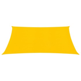 vidaXL Sonnensegel 160 g/m² Rechteckig Gelb 2x2,5 m HDPE