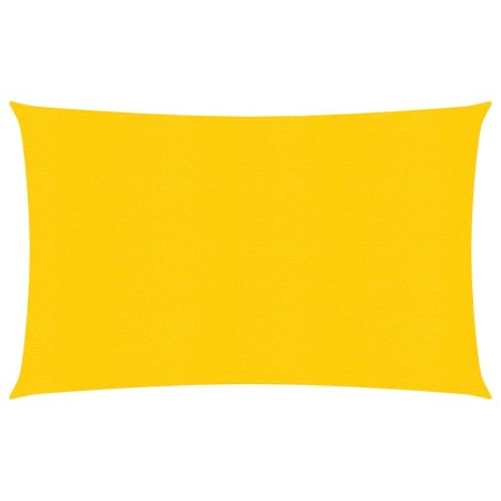 vidaXL Sonnensegel 160 g/m² Rechteckig Gelb 5x7 m HDPE