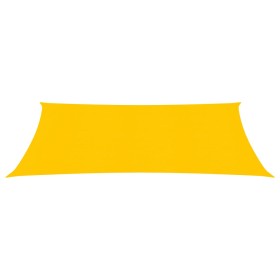 vidaXL Sonnensegel 160 g/m² Rechteckig Gelb 5x7 m HDPE