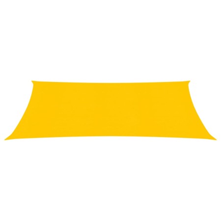 vidaXL Sonnensegel 160 g/m² Rechteckig Gelb 5x7 m HDPE