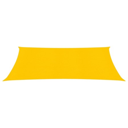 vidaXL Sonnensegel 160 g/m² Rechteckig Gelb 6x8 m HDPE