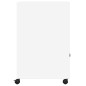 vidaXL Druckerständer mit Rollen Weiß 60x48x74 cm vidaXL Druckerständer mit Rollen Weiß 60x48x74 cm