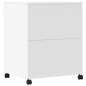 vidaXL Druckerständer mit Rollen Weiß 60x48x74 cm vidaXL Druckerständer mit Rollen Weiß 60x48x74 cm