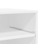 vidaXL Druckerständer mit Rollen Weiß 60x48x74 cm vidaXL Druckerständer mit Rollen Weiß 60x48x74 cm