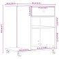 vidaXL Druckerständer mit Rollen Weiß 60x40x68,5 cm vidaXL Druckerständer mit Rollen Weiß 60x40x68,5 cm
