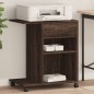 vidaXL Druckerständer mit Rollen Braun Eichen-Optik 60x40x68,5 cm vidaXL Druckerständer mit Rollen Braun Eichen-Optik 60x40x68,5 cm