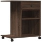 vidaXL Druckerständer mit Rollen Braun Eichen-Optik 60x40x68,5 cm vidaXL Druckerständer mit Rollen Braun Eichen-Optik 60x40x68,5 cm
