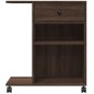 vidaXL Druckerständer mit Rollen Braun Eichen-Optik 60x40x68,5 cm vidaXL Druckerständer mit Rollen Braun Eichen-Optik 60x40x68,5 cm