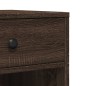 vidaXL Druckerständer mit Rollen Braun Eichen-Optik 60x40x68,5 cm vidaXL Druckerständer mit Rollen Braun Eichen-Optik 60x40x68,5 cm
