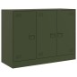 vidaXL Sideboard Olivgrün 99x39x73 cm Stahl vidaXL Sideboard Olivgrün 99x39x73 cm Stahl