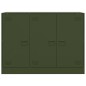 vidaXL Sideboard Olivgrün 99x39x73 cm Stahl vidaXL Sideboard Olivgrün 99x39x73 cm Stahl