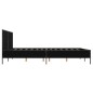 vidaXL Bettgestell Schwarz 150x200 cm Holzwerkstoff und Metall vidaXL Bettgestell Schwarz 150x200 cm Holzwerkstoff und Metall
