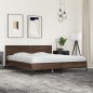 vidaXL Bettgestell Braun Eichen-Optik 180x200 cm Holzwerkstoff Metall vidaXL Bettgestell Braun Eichen-Optik 180x200 cm Holzwerkstoff Metall