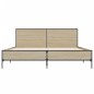 vidaXL Bettgestell Sonoma-Eiche 120x190 cm Holzwerkstoff und Metall vidaXL Bettgestell Sonoma-Eiche 120x190 cm Holzwerkstoff und Metall