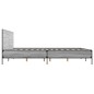 vidaXL Bettgestell Grau Sonoma 140x190 cm Holzwerkstoff und Metall vidaXL Bettgestell Grau Sonoma 140x190 cm Holzwerkstoff und Metall