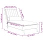 vidaXL Massage-Chaiselongue mit Nackenrolle Dunkelgrün Samt vidaXL Massage-Chaiselongue mit Nackenrolle Dunkelgrün Samt