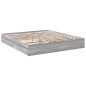 vidaXL Bettgestell mit Schubladen Grau Sonoma 180x200cm Holzwerkstoff vidaXL Bettgestell mit Schubladen Grau Sonoma 180x200cm Holzwerkstoff