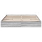 vidaXL Bettgestell mit Schubladen Grau Sonoma 180x200cm Holzwerkstoff vidaXL Bettgestell mit Schubladen Grau Sonoma 180x200cm Holzwerkstoff