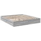 vidaXL Bettgestell mit Schubladen Grau Sonoma 180x200cm Holzwerkstoff vidaXL Bettgestell mit Schubladen Grau Sonoma 180x200cm Holzwerkstoff