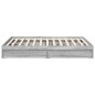 vidaXL Bettgestell mit Schubladen Grau Sonoma 160x200 cm Holzwerkstoff vidaXL Bettgestell mit Schubladen Grau Sonoma 160x200 cm Holzwerkstoff