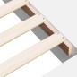 vidaXL Bettgestell Weiß 90x190 cm Holzwerkstoff vidaXL Bettgestell Weiß 90x190 cm Holzwerkstoff
