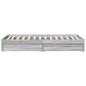 vidaXL Bettgestell mit Schubladen Grau Sonoma 100x200 cm Holzwerkstoff vidaXL Bettgestell mit Schubladen Grau Sonoma 100x200 cm Holzwerkstoff