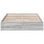 vidaXL Bettgestell mit Schubladen Grau Sonoma 135x190 cm Holzwerkstoff vidaXL Bettgestell mit Schubladen Grau Sonoma 135x190 cm Holzwerkstoff