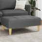 vidaXL Fußhocker Dunkelgrau 77x55x31 cm Stoff vidaXL Fußhocker Dunkelgrau 77x55x31 cm Stoff