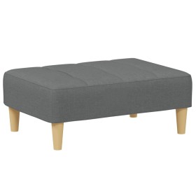 vidaXL Fußhocker Dunkelgrau 77x55x31 cm Stoff