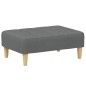 vidaXL Fußhocker Dunkelgrau 77x55x31 cm Stoff vidaXL Fußhocker Dunkelgrau 77x55x31 cm Stoff