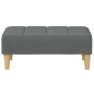 vidaXL Fußhocker Dunkelgrau 77x55x31 cm Stoff vidaXL Fußhocker Dunkelgrau 77x55x31 cm Stoff