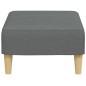 vidaXL Fußhocker Dunkelgrau 77x55x31 cm Stoff vidaXL Fußhocker Dunkelgrau 77x55x31 cm Stoff