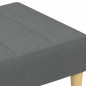 vidaXL Fußhocker Dunkelgrau 77x55x31 cm Stoff vidaXL Fußhocker Dunkelgrau 77x55x31 cm Stoff
